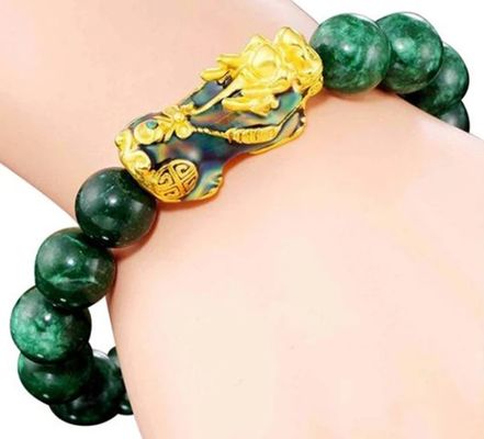 Chinese FengShui Mystical Bracelet PiXiu Jade Protection Bracelet