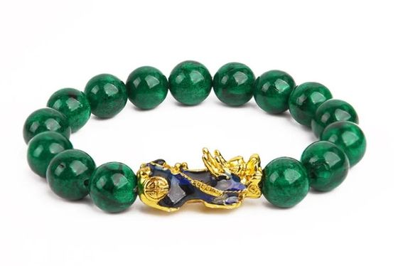 Chinese FengShui Mystical Bracelet PiXiu Jade Protection Bracelet