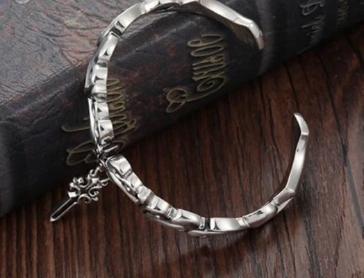 Viking Style Twisted Braided Pattern Copper Balance Bracelet