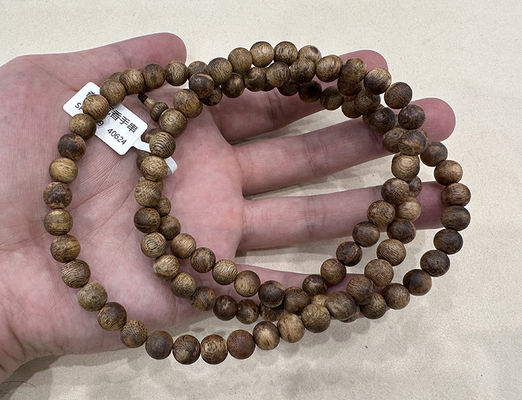 6MM - 20MM Beaded Bracelet Couple Fragrance Wood Bracelet Pattern Agar Wood Bracelet