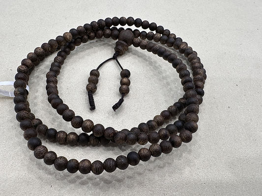 Customize Natural Round Agarwood Bracelet 6mm 8mm 10mm 12mm Yoga Meditation Healing
