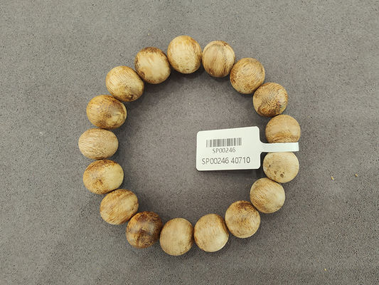 Adjustable Oud Wood Bead Bracelet For Sustainable Fashion Enthusiasts