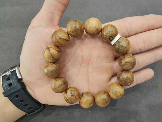 Adjustable Agarwood Bracelet Adjustable Superior Underwater Oud Wood Bead Bracelet