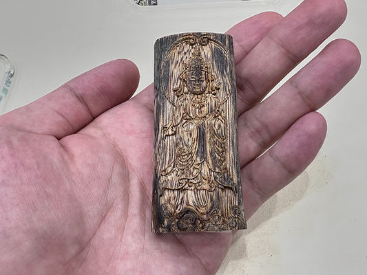 Handmade Agarwood Pendant Jewelry With Link / Rolo Chain Type