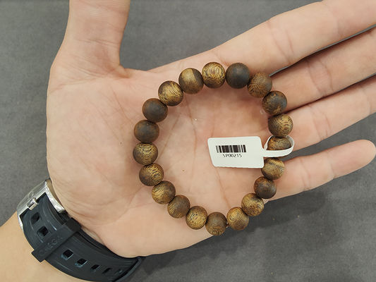 Couple Agarwood Fragrance Wood Bracelet Unisex Buddhist Wooden Bead Bracelet
