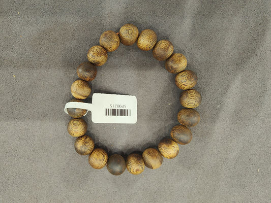 Couple Agarwood Fragrance Wood Bracelet Unisex Buddhist Wooden Bead Bracelet