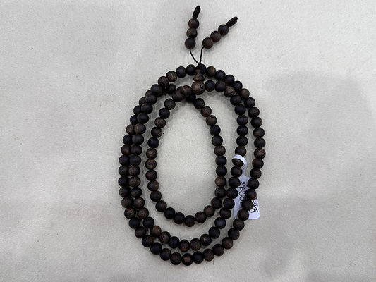 Round Agarwood Bracelet Adjustable Size and Personalized Custom Printing Acceptable