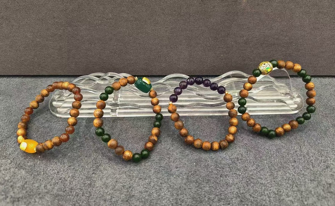 Religious Mystical Bracelet Agarwood Bead Bracelet Chemical Free