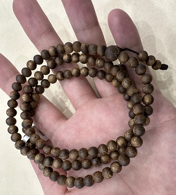 Everyday Agarwood Bracelet Durable With Diamond Gemstone And Crystal Gemstone