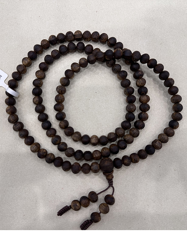 Luxurious Underwater Oud Bead Bracelet Round Adjustable Size Exquisite Craftsmanship