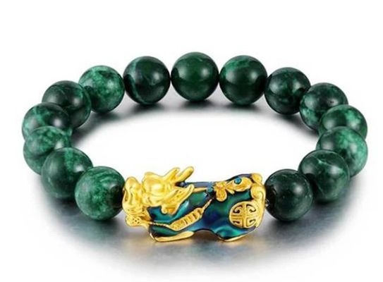 Bom preço Pulseira Mística FengShui Chinesa PiXiu Jade Proteção on-line