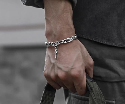 Bon prix Bracelet de balance en cuivre à motif tressé de style viking en ligne